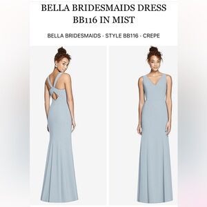 Bella Bridesmaids Dessy Mist Bridesmaids Dress